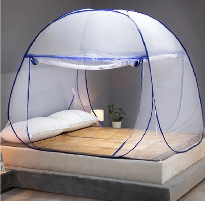 SIFRA Polyester Adults Washable Premium Blue_MS_270 Mosquito Net(SKY BLUE, Tent)