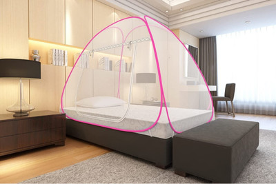 Fozii Enterprises Polyester Adults Washable FFMN-954AB Mosquito Net(White, Tent)