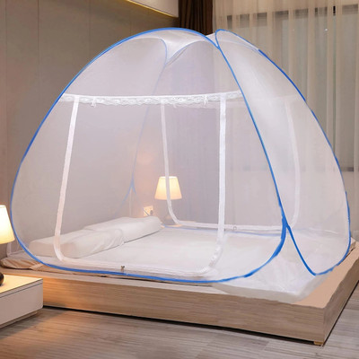 BELSODINE HDPE - High Density Poly Ethylene Adults Washable NEWMOSQUITO NETN115 H115 Mosquito Net(White, Blue, Tent)