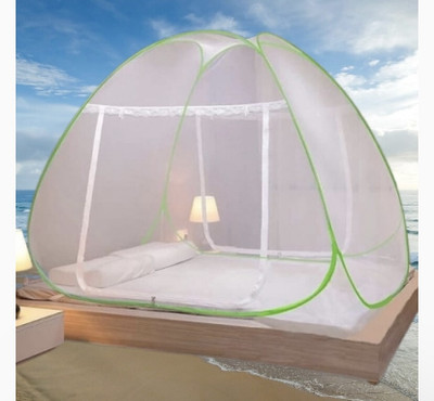 THEE NR Nylon Adults Washable NR_GREEN_mosquito_05n Mosquito Net(Green, Tent)