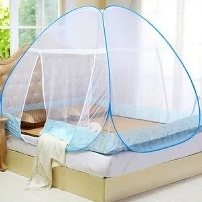 Fozii Enterprises Polyester Adults Washable FF04 Mosquito Net(Navy Blue, Tent)