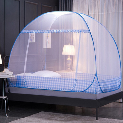 Fozii Enterprises Polyester Adults Washable FFMN-1502AB Mosquito Net(Blue, Tent)