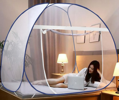 BELSODINE Polyester Adults Washable NEWMOSQUITO NETN36 H36 Mosquito Net(Blue, Tent)