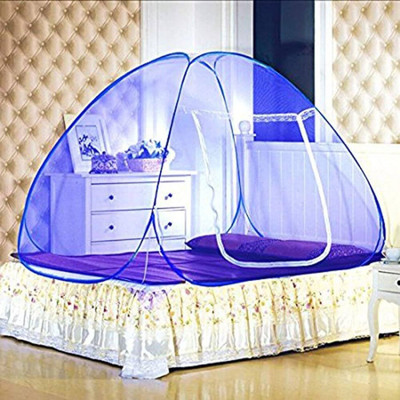 Fozii Enterprises Polyester Adults Washable FoziMN-243ABuFoziMN-427AB Mosquito Net(Blue, Tent)