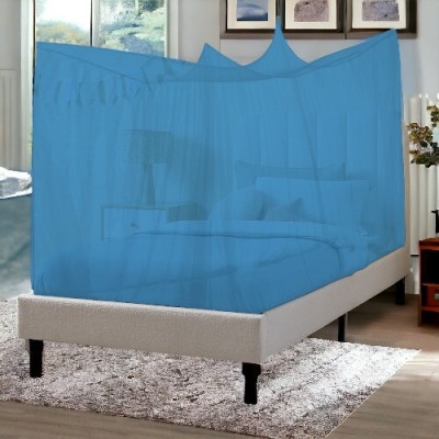 Nissi Polyester Adults Washable Dobule Bed Polyster Mosquito Net 4 x 6.5ft For Adults A022 Mosquito Net(Blue, Tent)