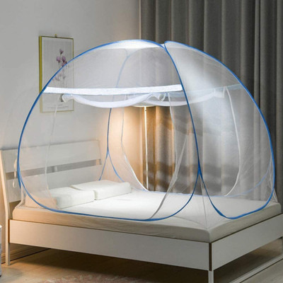BELSODINE Polyester Adults Washable BELSODINENEWMOSQUITO NETN160 H160Mosquito H754 Mosquito Net(White, Bed Box)