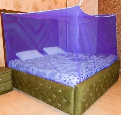 Feather Green Polyester Adults Washable Mosquito-04 Mosquito Net(Violet, Bed Box)