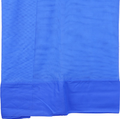 Radha Nylon Adults Washable Rectangular Fine Mesh Mosquito Net,Insect Protection Indoor & Outdoor x1.255 Mosquito Net(Blue, Frame Hung)