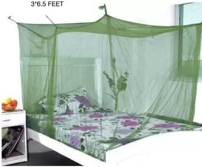 ZIMBLE HDPE - High Density Poly Ethylene Adults Washable hdpe high density polyethylene Cotton Adults Washable 5*7 Mosquito Net Mosquito Net(3*6.5 OLIVE, Bed Box)