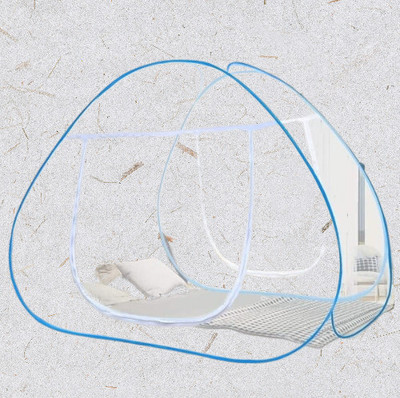 THENR Polyester Adults Washable nr_MOSQUITO_NET_KING_TENT)7878 Mosquito Net(sky blue, Tent)