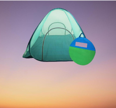 Rsmosquito Polyester Adults Washable Foldable mosquito Green net_A1 Mosquito Net(Green, Bed Box)