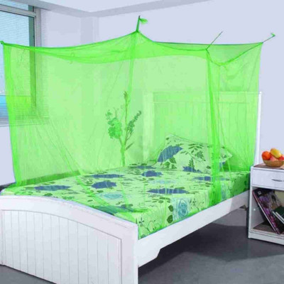 EpicEdge 6FT x 3FT Single bed Nylon Washable Adults Mosquito Net(Green, Bed Box)