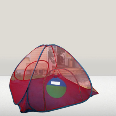ALTAMASH Polyester Adults Washable Foldable mosquito net_A1 Mosquito Net(Red, Bed Box)