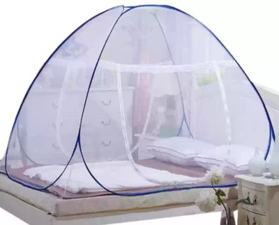 Yunik Polyester Adults Washable MOSQUITONETYU-2_10 Mosquito Net(Blue, Tent)