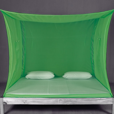 CoverCraze Cotton Adults Washable MOSQUITO AND INSECT PROTECTION NET Mosquito Net(Green, Bed Box)