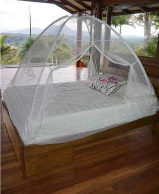 Yunik Polyester Adults Washable YU89VG_14 Mosquito Net(White, Tent)