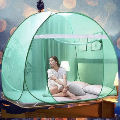 THENR Nylon Adults Washable NR_mosquito_green_010n Mosquito Net(Green, Tent)