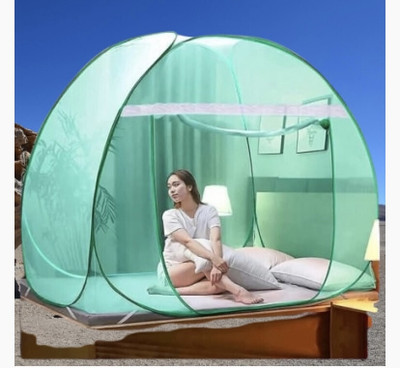 THENR Nylon Adults Washable NR_mosquito_green_001n Mosquito Net(Green, Tent)