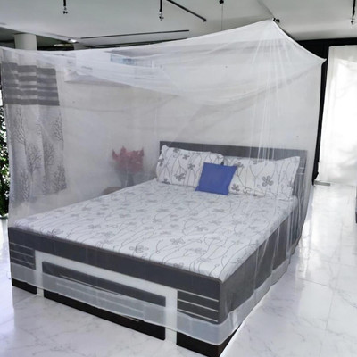 Mosari Polyester Adults Washable IMR WhiteSingle Bed Mosquito Net pack of 1 Bed Boxt_123 Mosquito Net(White, Bed Box)