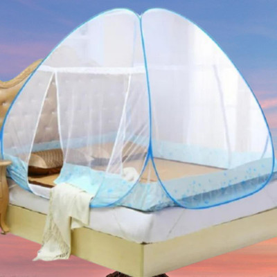 Hitech Polyester Adults Washable Blue_MS_121 Mosquito Net(Blue, Tent)