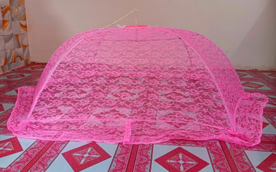 YINenterprises Cotton Kids Washable Baby_ mosquito net and super quality mosquito net for me Mosquito Net(Pink, Tent)
