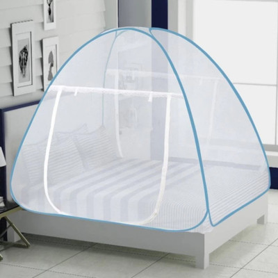 Hitech Polyester Adults Washable YU95NQ_18 Mosquito Net(SKY BLUE, Tent)