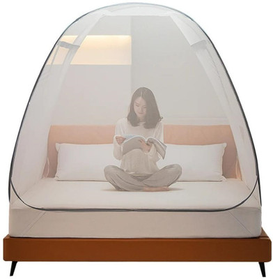 SIFRA Polyester Adults Washable Blue_MS_121 Mosquito Net(Blue, Tent)