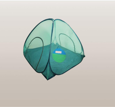 Rsmosquito Polyester Adults Washable Foldable mosquito Green net_A1 Mosquito Net(Green, Bed Box)