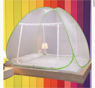 THENR Nylon Adults Washable NR_GREEN_mosquito_02n Mosquito Net(Green, Tent)