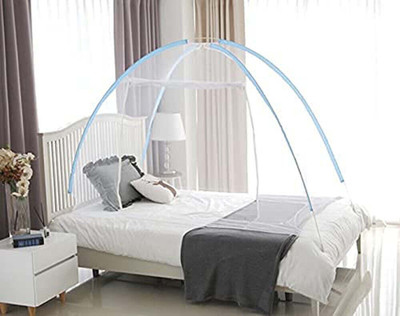 BELSODINE Polyester Adults Washable BELSODINEB180 BLUE SINGLEMosquito H117 Mosquito Net(White, Blue, Tent)