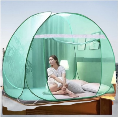 THENR Nylon Adults Washable NR_mosquito_green_009n Mosquito Net(Green, Tent)