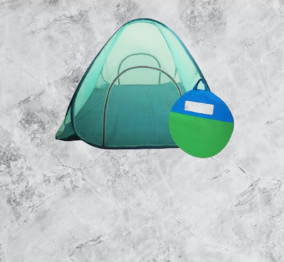 Rsmosquito Polyester Adults Washable Foldable mosquito Green net_A1 Mosquito Net(Green, Bed Box)