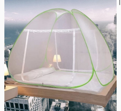 THEE NR Nylon Adults Washable NR_GREEN_mosquito_27n Mosquito Net(Green, Tent)