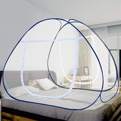 Fozii Enterprises Polyester Adults Washable FFMN-419AB Mosquito Net(Blue, Tent)