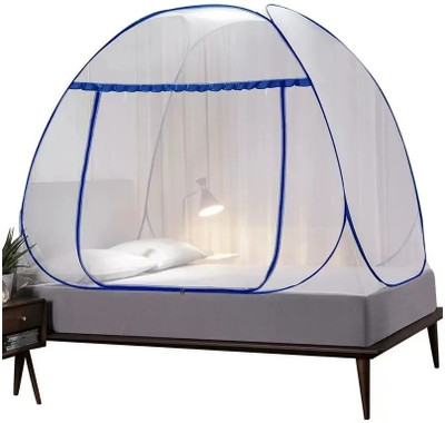 SIFRA Polyester Adults Washable Blue_MS_121 Mosquito Net(Blue, Tent)