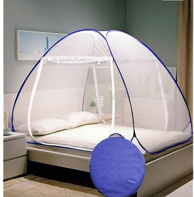 Fozii Enterprises Polyester Adults Washable FoziMN-717AB Mosquito Net(Blue, Tent)