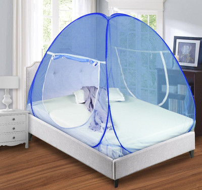 RORAIMA Polyester Adults Washable MOS Mosquito Net(Blue, Tent)