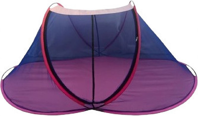 Al umar emporium Polyester Adults Washable Single mosquito net Blue Mosquito Net(Blue, Pink, Tent)