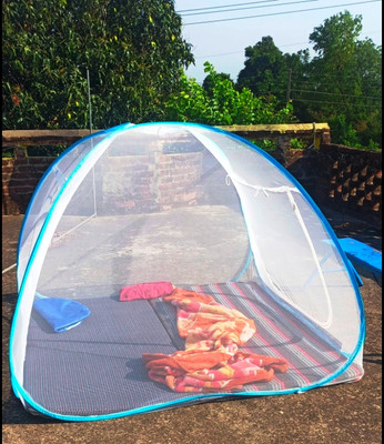 B B Enterprises Polyester Adults Washable B29 Mosquito Net(White, Blue, Tent)