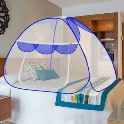 Fozii Enterprises Polyester Adults Washable Fozi03uFoziMN-1169AB Mosquito Net(SKY BLUE, Tent)