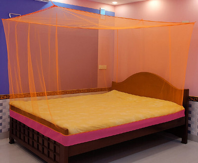 Mehon Craft Polyester Adults Washable MP MOS NEW TENTLMONONETPORANGE6*6.5 Mosquito Net(Orange, Tent)