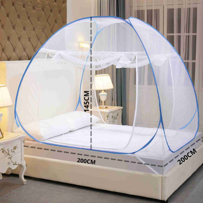 BELSODINE HDPE - High Density Poly Ethylene Adults Washable NEWMOSQUITO NETN177 H177 Mosquito Net(White, Blue, Tent)