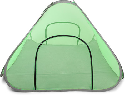 A.R. Emporium Polyester Adults Washable Polyester... Mosquito net with base (Suitable for all sizes of double bed ) Mosquito Net(Light Green, Tent)