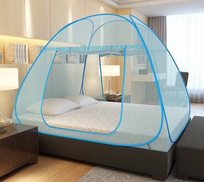 Fozii Enterprises Polyester Adults Washable FFMN-788AB Mosquito Net(SKY BLUE, Tent)