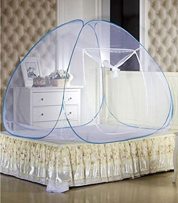 SIFRA Polyester Adults Washable Blue_MS_121 Mosquito Net(Blue, Tent)