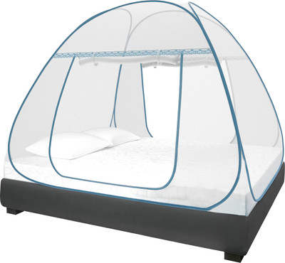 Raymond Home Polyester Adults Washable Estelle Mosquito Net(Blue, Tent)