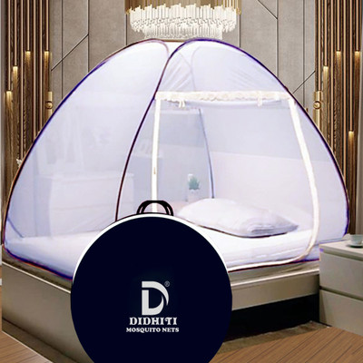 didhiti Polyester Adults Washable WHITE machhardani 300 mosquito net baby machardani big size mosquito net tent c Mosquito Net(White, Tent)