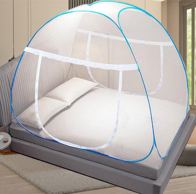 BELSODINE Polyester Adults Washable BELSODINEA076Mosquito H611 Mosquito Net(White, Blue, Tent)