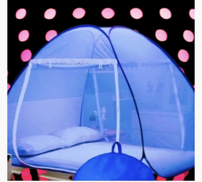 THENR Nylon Adults Washable NR_mosquito_blue_0018n Mosquito Net(Blue, Tent)