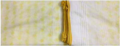 BRISHTI CREATION Polyester Adults Washable Double Bed Mosquito Net(Yellow, Bed Box)